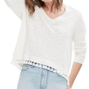 Madewell Sweaters - Madewell Globe Fringe Sweater (Ivory) Madewell Sweaters - Madewell Globe Fringe Sweater (Ivory)